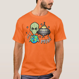 Camiseta Básica Masculina Alien All MIne