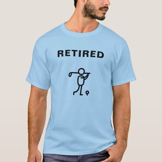 Camiseta Básica Masculina | Aposentado (Frente)