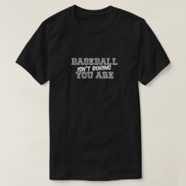 Camiseta Básica Masculina Beisebol não é Chato