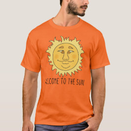 Camiseta Básica Masculina Bem-vindo Sol