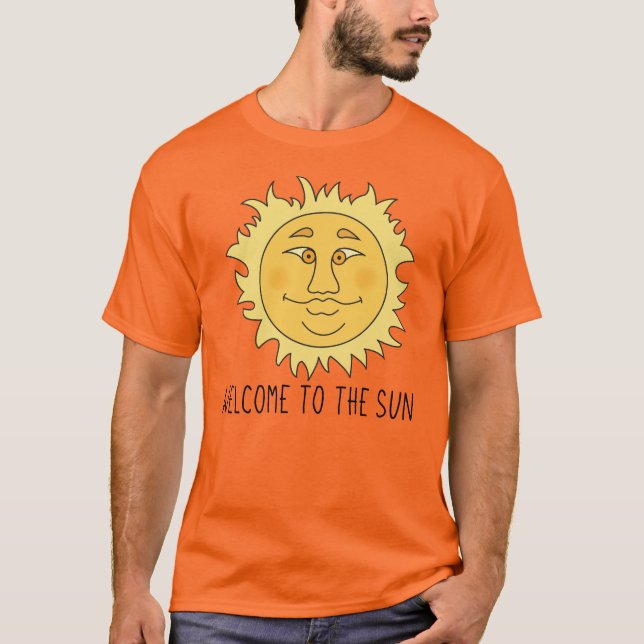 Camiseta Básica Masculina Bem-vindo Sol (Frente)