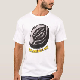 Camiseta Básica Masculina Café para gênios