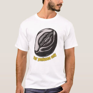 Camiseta Básica Masculina Café para gênios