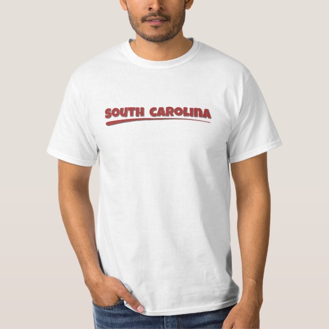 Camiseta Básica Masculina CAROLINA DO SUL (Frente)