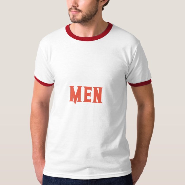 Camiseta Básica Masculina com Texto Personalizado  (Frente)