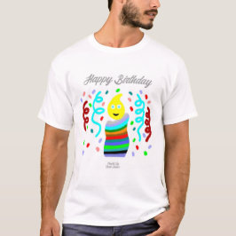 Camiseta Básica Masculina Cumprimentos de Vela de