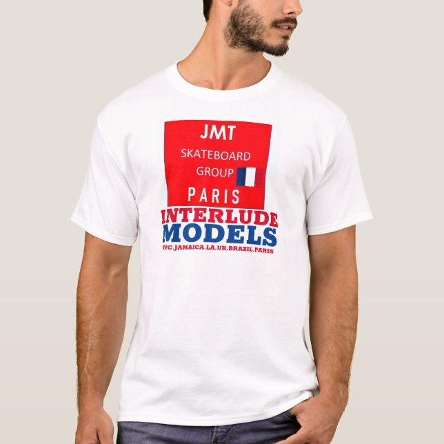 Camiseta básica masculina da INTERLUDE MODELS (Frente)