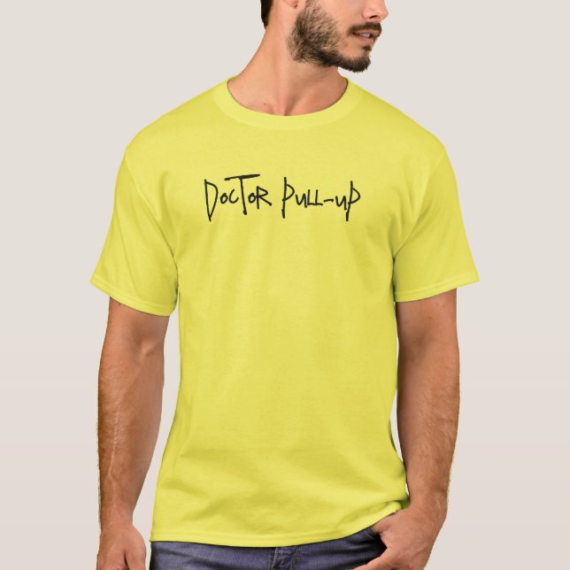 Camiseta Básica Masculina | Doctor Pull-Up (Frente)