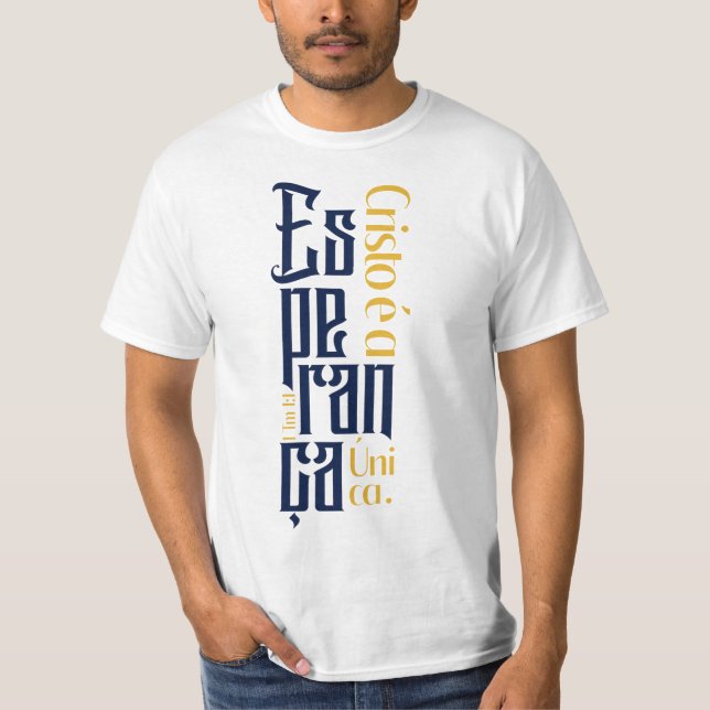 Camiseta Básica Masculina Escura (Frente)