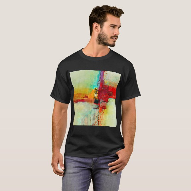 Camiseta Básica Masculina Escura (Frente Completa)