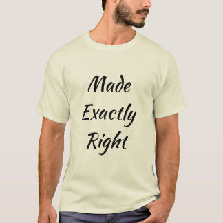 Camiseta básica masculina feita exatamente correta