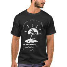 Camiseta Básica Masculina Gráfica Nascer do Sol |