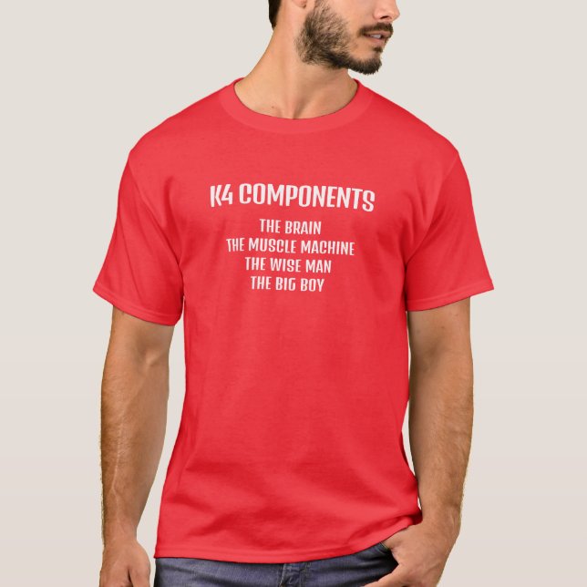 Camiseta Básica Masculina | K4 Components (Frente)