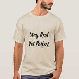 Camiseta Básica Masculina Motivacional - Seja Real