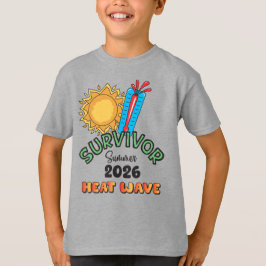 Camiseta Básica Masculina Onda de Calor Verão 26