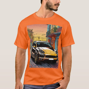 Camiseta Básica Masculina Porsche Cayenne