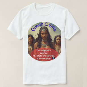 Camiseta Básica Masculina Rainha Califia