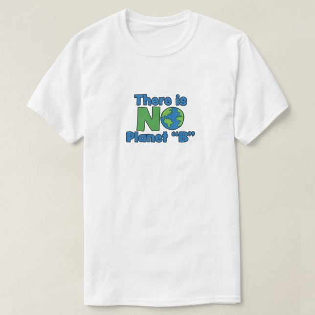 Camiseta Básica Masculina Sem Planeta B (Frente do Design)