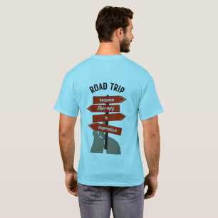 Camiseta Básica Masculina Streetwear Road Trip