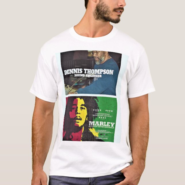 Camiseta Básica Masculina THOMPSON TESTE DE SOM (Frente)