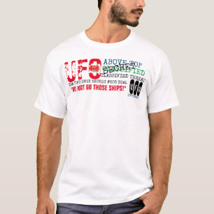 Camiseta Básica Masculina UFO ABOVE TOP SECRET