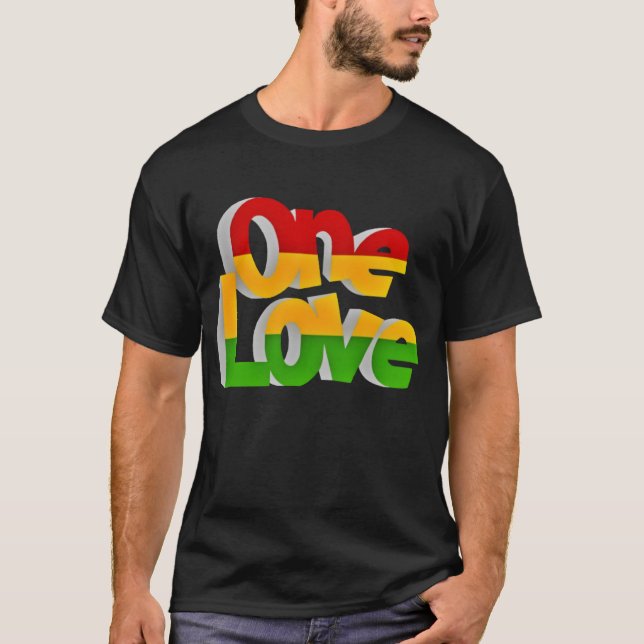 Camiseta Básica Masculina "Um Amor" (Frente)