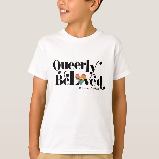 Camiseta básica para crianças (Frente)