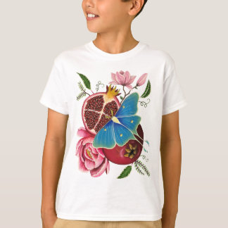 Camiseta básica para crianças de Pomegranato e Lun