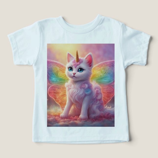 Camiseta básica para crianças pequenas  (Design frontal)