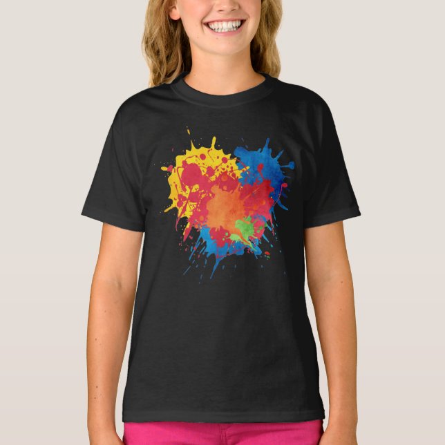 Camiseta Básica para Meninas (Frente)