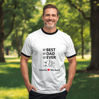 Camiseta Básica Personalizada Melhor Pai de Todos