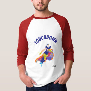 Camiseta Básica Raglan Manga 3/4: Touchdown