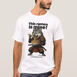Camiseta básica Samurai Wolf Ramen