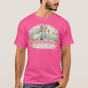 Camiseta Básica Scrapbook Expo 2026 Preta Unisex