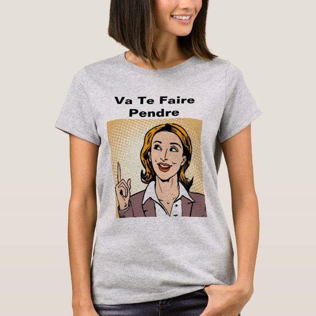 Camiseta Básica Va Te Faire Pendre (Frente)