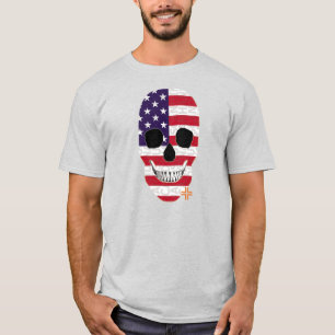 Camiseta    básicaB2 HANDSKULL EUA