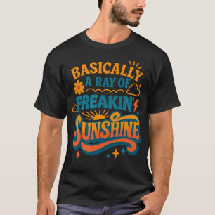 Camiseta Basicamente Um Raio De Sol Sassy Design