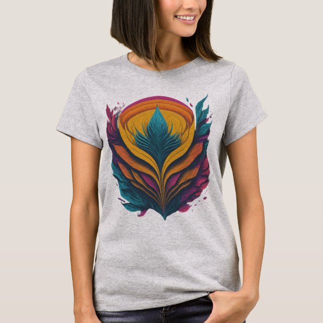 Camiseta Básico feminino (Frente)