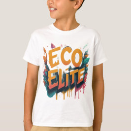 Camiseta Básico para Crianças de Eco-Elite