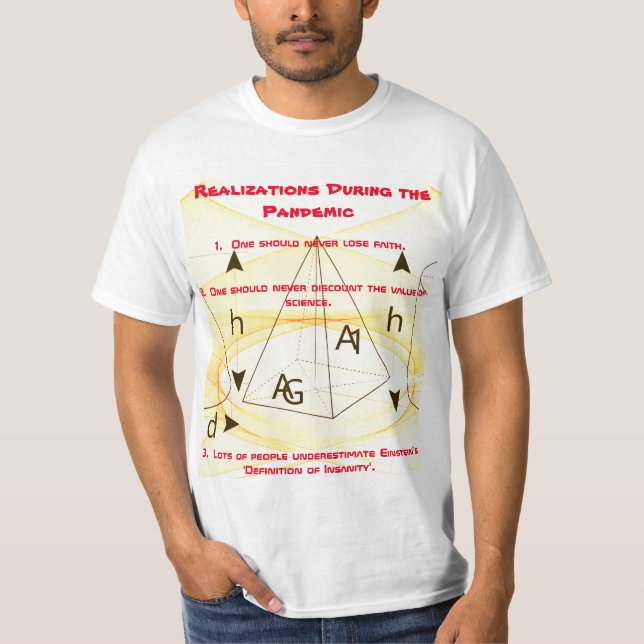 Camiseta Básico - 'Realizações durante a Pandemia' (Frente)