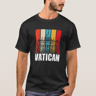 Camiseta Basílica de São Pedro Vaticano Retro Da Itália Em