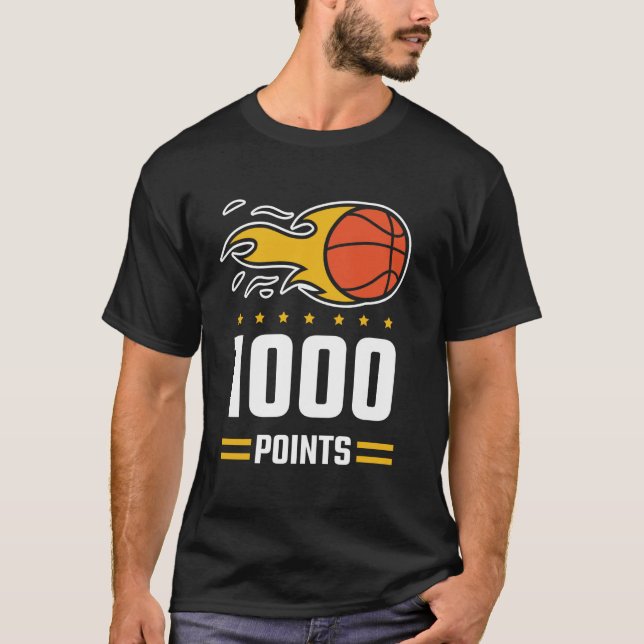Camiseta Basketba de Segundo grau de Pontuador de Basquete  (Frente)