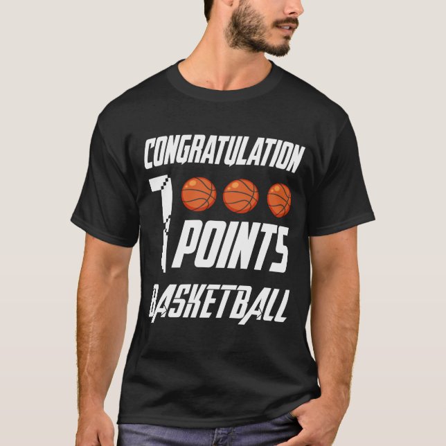 Camiseta Basketba de Segundo grau de Pontuador de Basquete  (Frente)