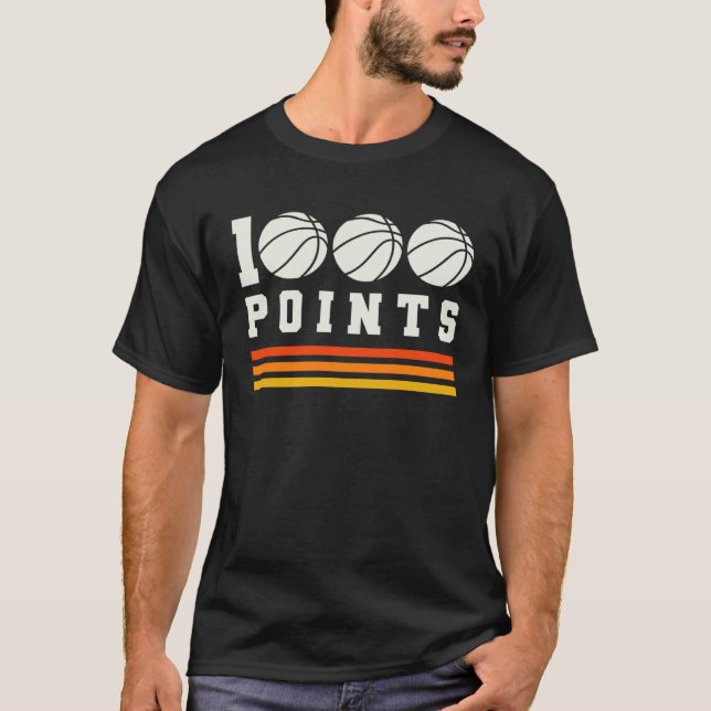 Camiseta Basketba de Segundo grau de Pontuador de Basquete  (Frente)
