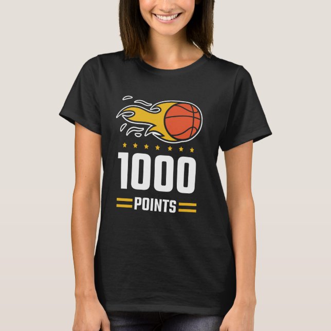 Camiseta Basketba de Segundo grau de Pontuador de Basquete  (Frente)