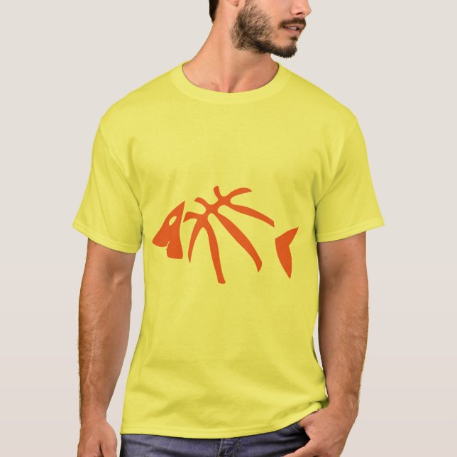 Camiseta basketball arete poisson fish ballon (Frente)