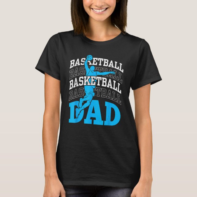 Camiseta Basketball Dad Coach Team Match Player Father Dadd (Frente)