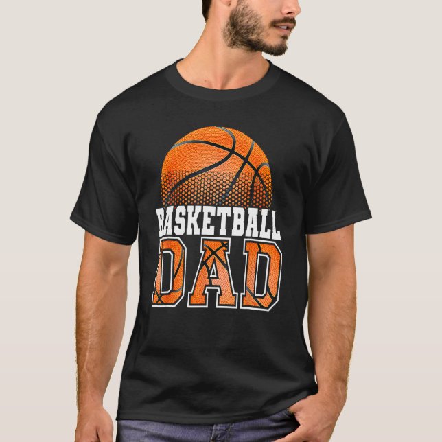 Camiseta Basketball Dad Father s Day 2023 Dad Life Mens Gra (Frente)