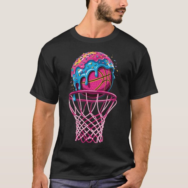 Camiseta Basketball Drip Boys Sprinkles Ice Cream Dripping  (Frente)