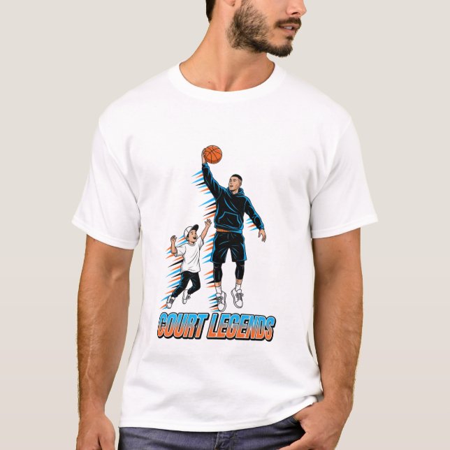 Camiseta Basketball Drip Neon Basketball Graphics  (Frente)